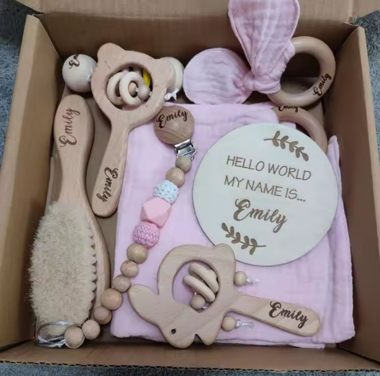 Custom baby box
