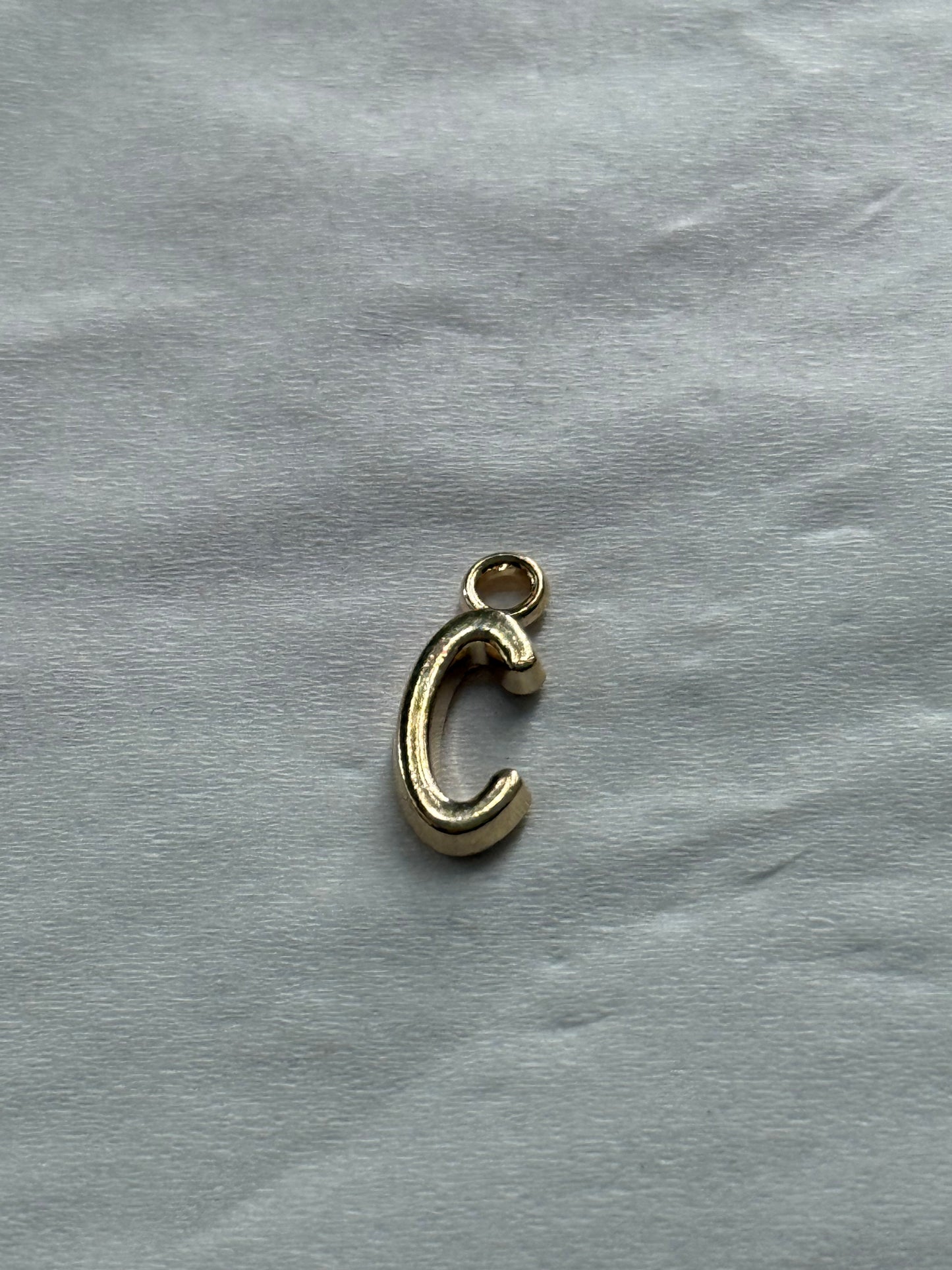 Permanent charm initials