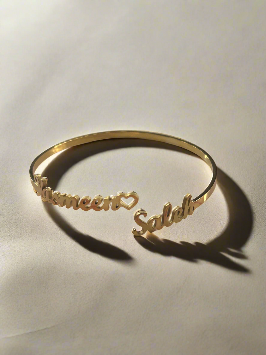 Double Name Bangle