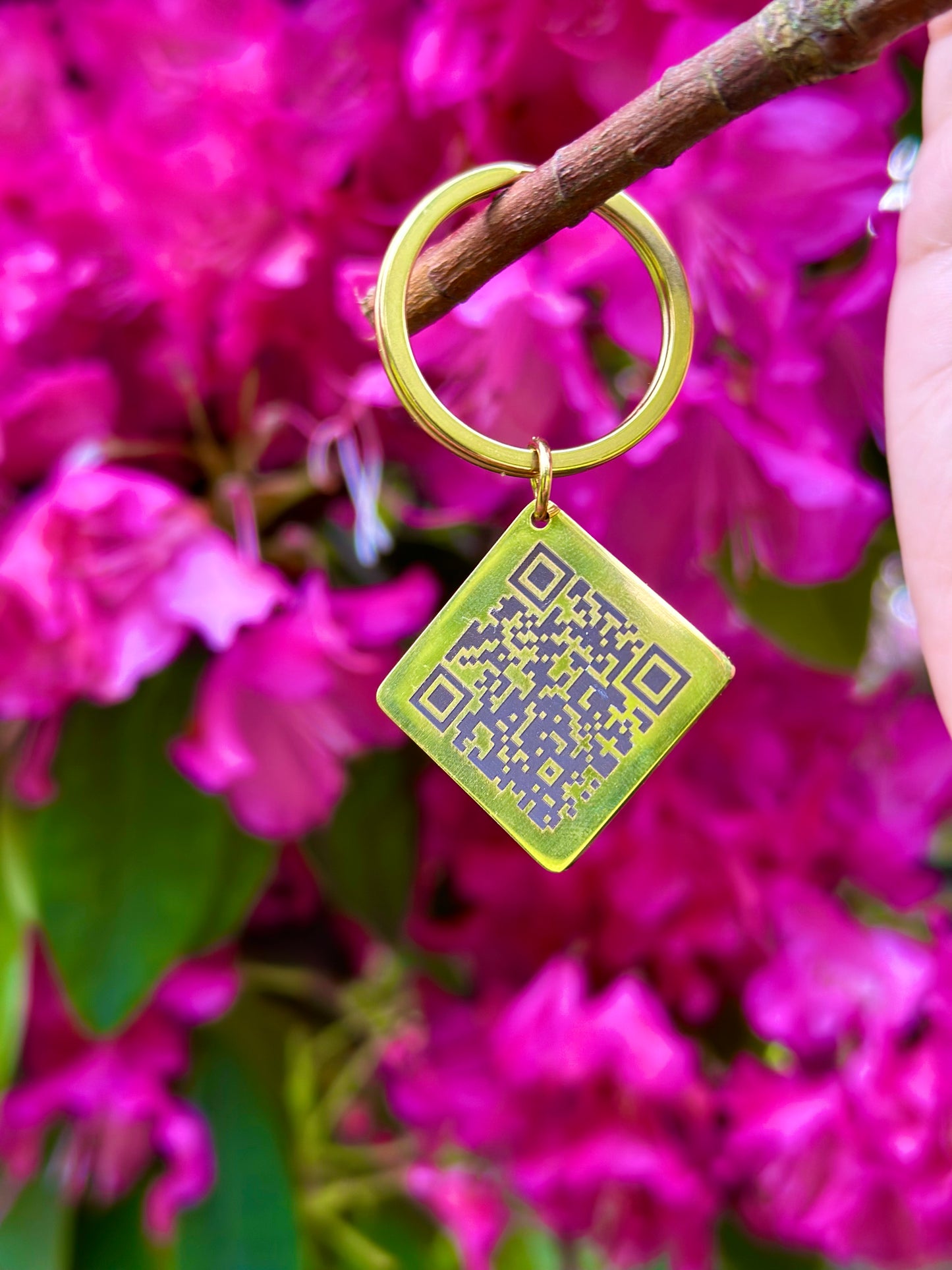 QR code Keychain