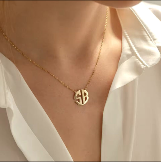 Mono Initial necklace