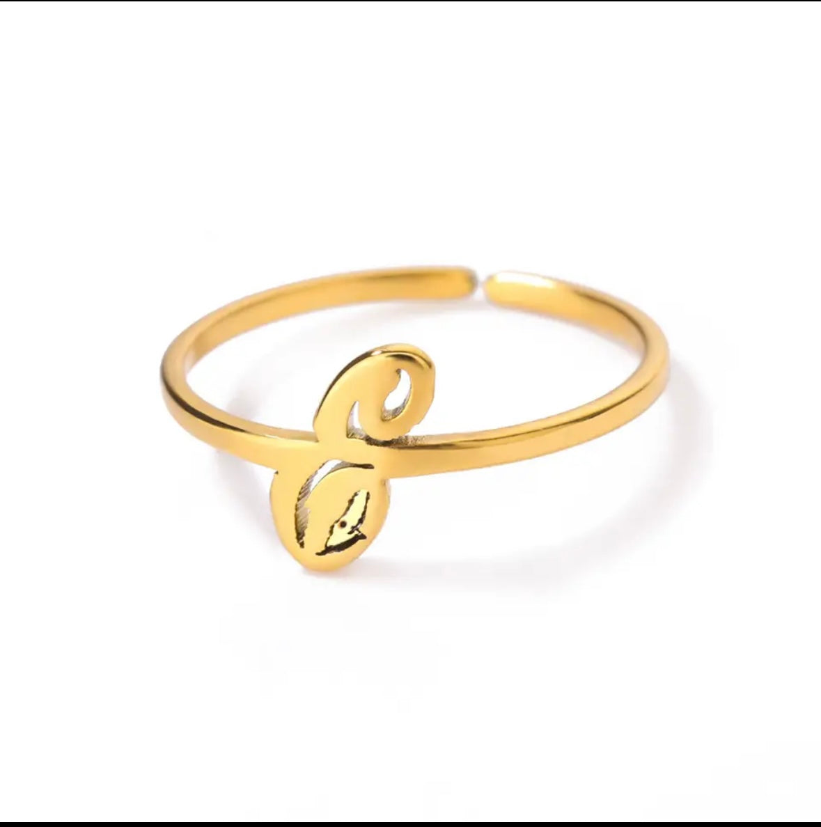 Initial letter rings