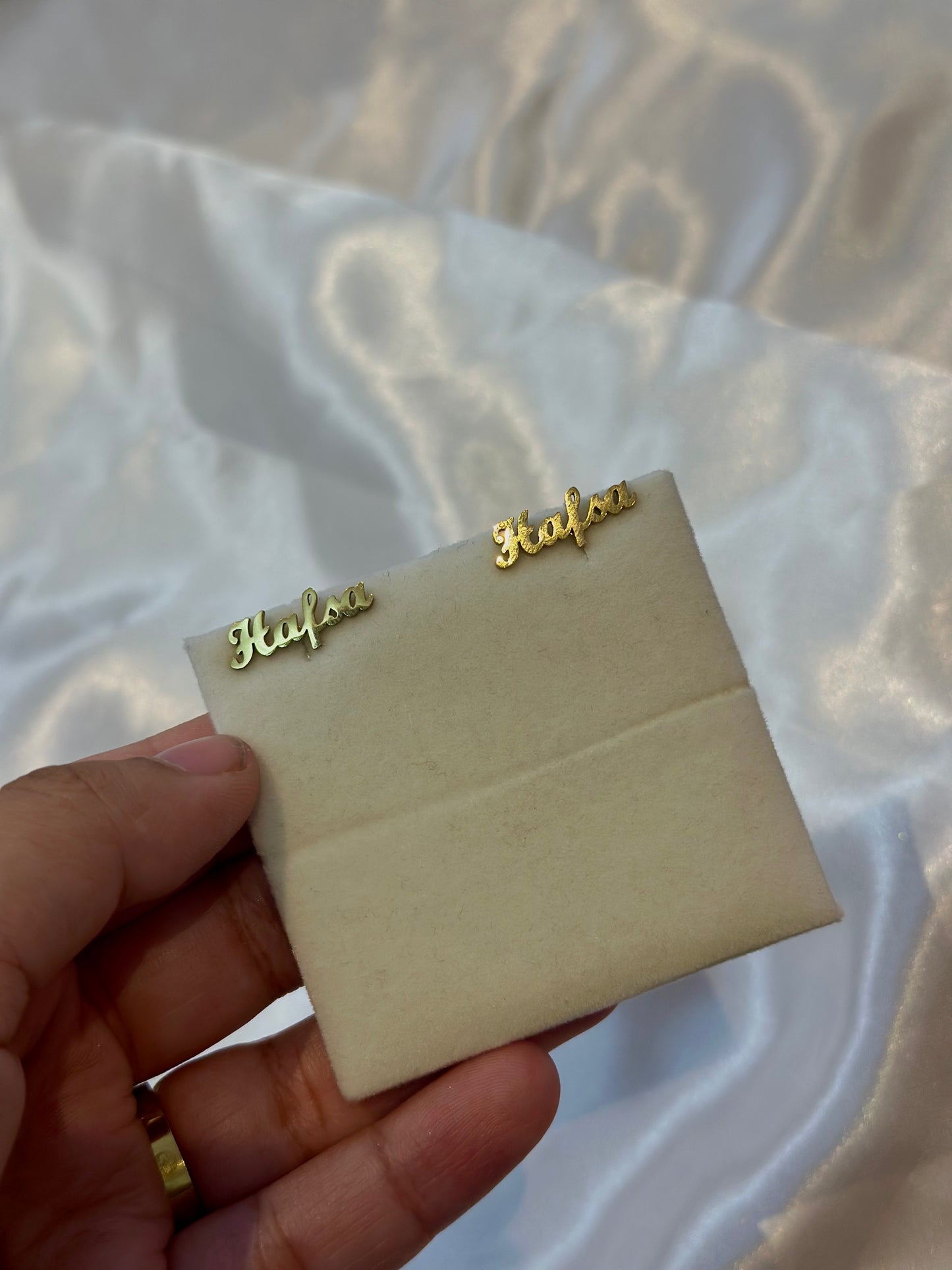 Name Earrings