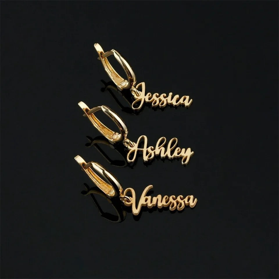 Drop name Earrings (PREORDER)