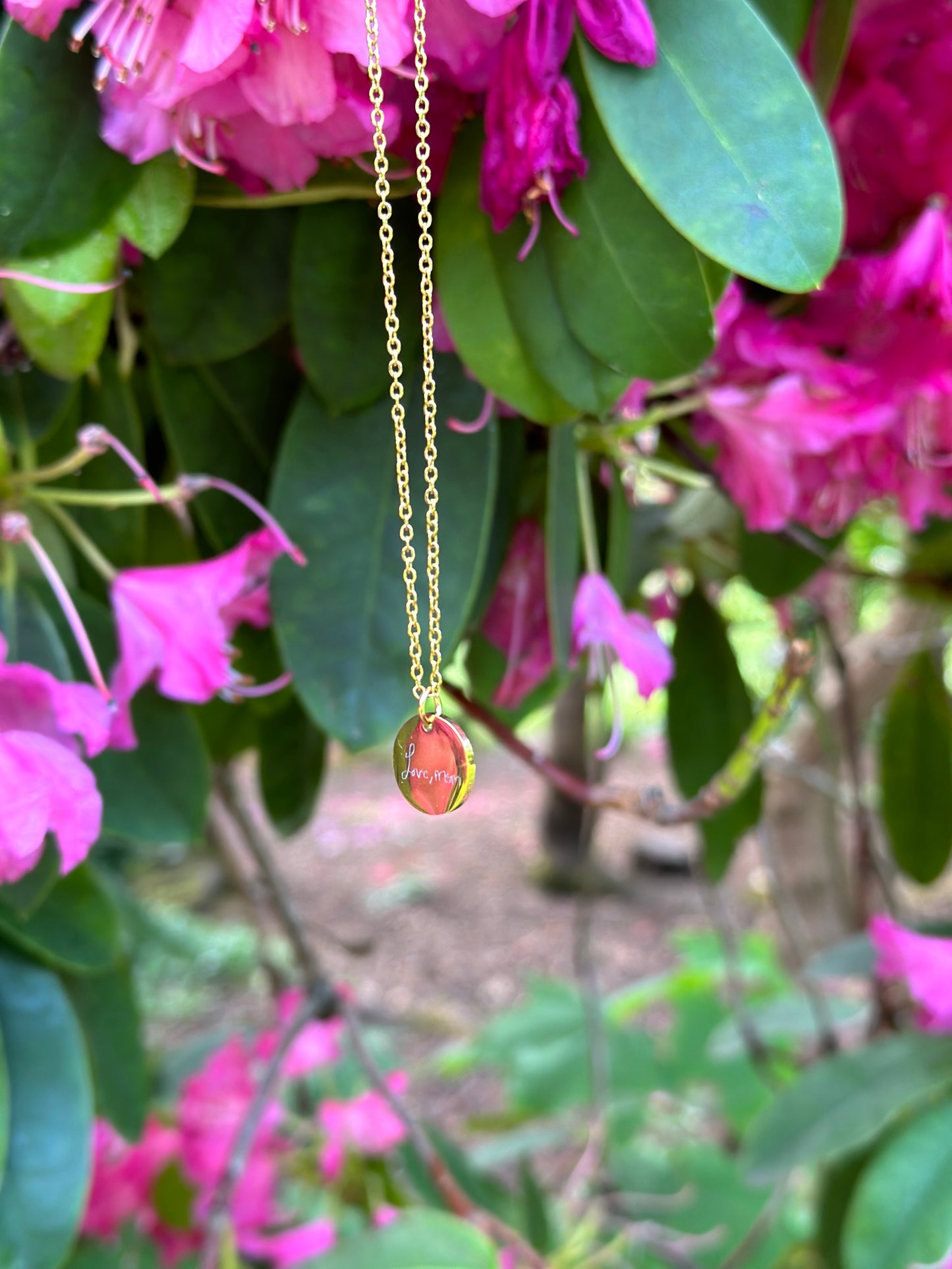 Real Handwriting Necklace