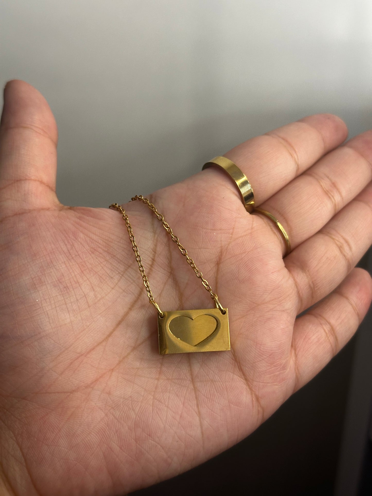 Heart Envelope necklace