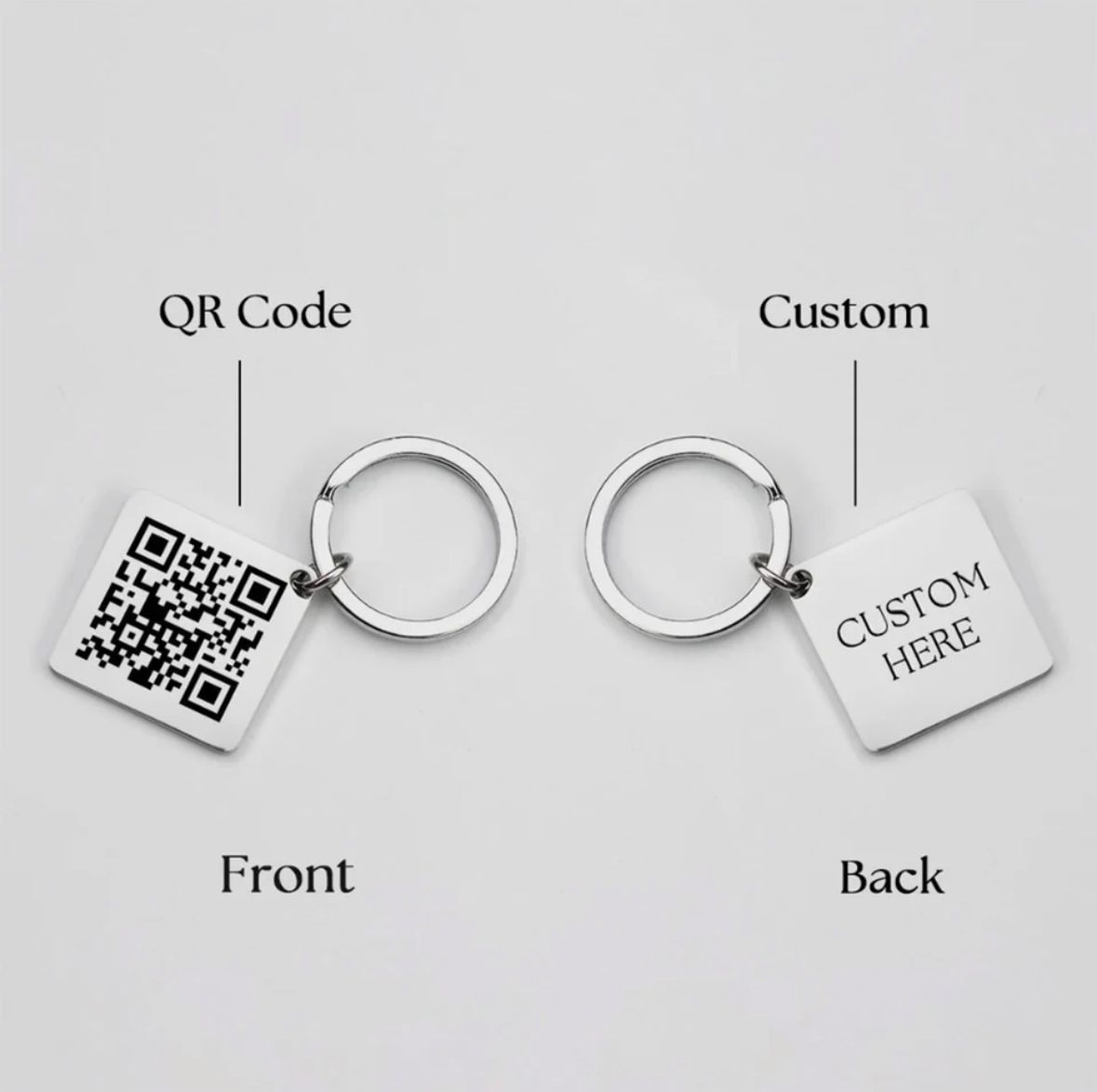 QR code Keychain